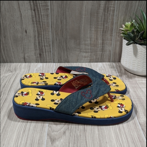 Disney Shoes Disneymickey Mousedenim Sandals Poshmark